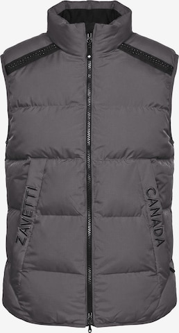 Gilet 'Zimino Puffer' Zavetti Canada en gris : devant