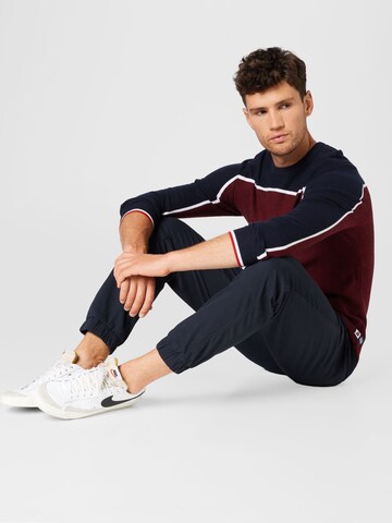 JACK & JONES Pulóver 'LOGAN' - kék