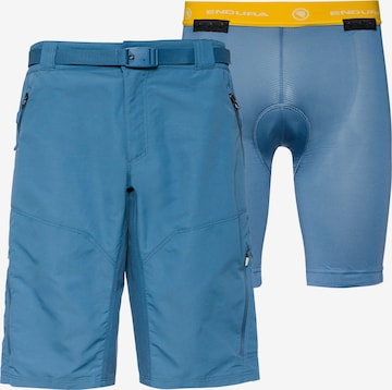 ENDURA Regular Workout Pants 'Hummvee' in Blue: front