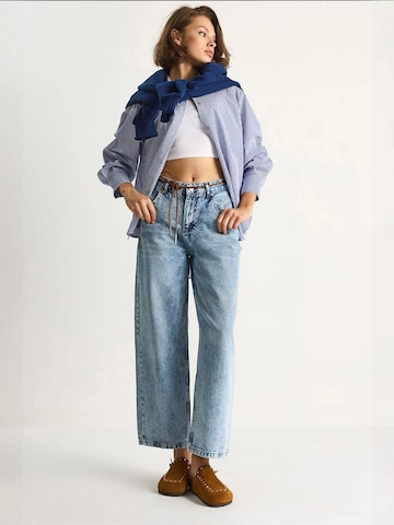 Loosefit Jeans di Bianco Lucci in blu