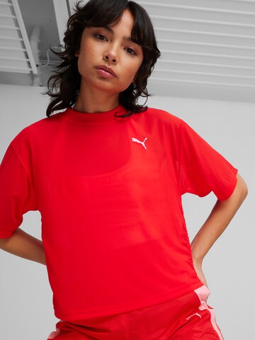 PUMA Shirt 'DARE TO' in Rood: voorkant