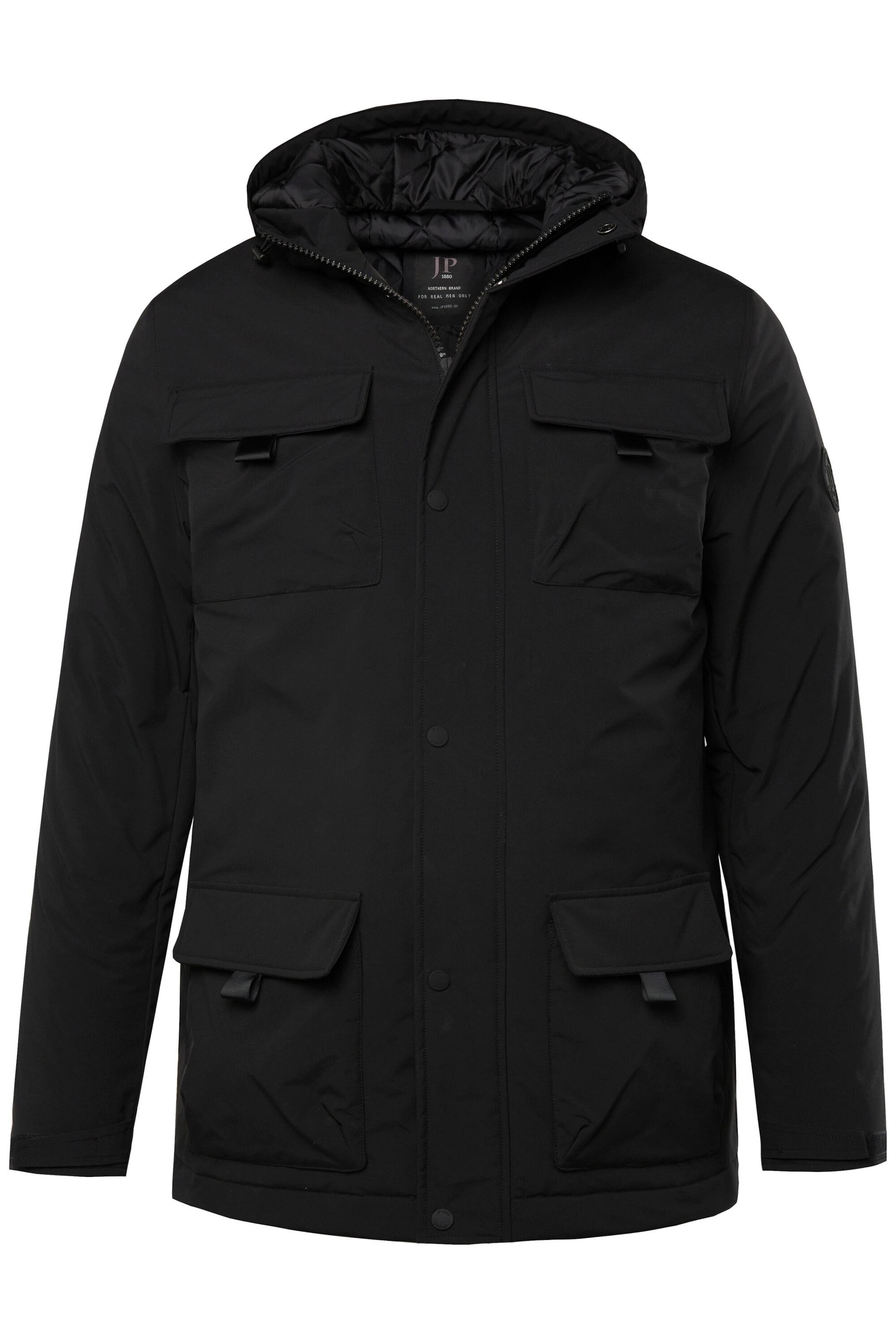 JP1880 Between-season jacket in Black: front