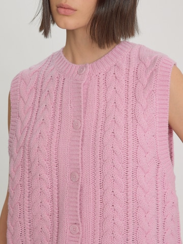 Gilet 'Wedeke' EDITED en rose