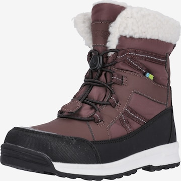 ZigZag Snow Boots 'Wranden' in Purple: front