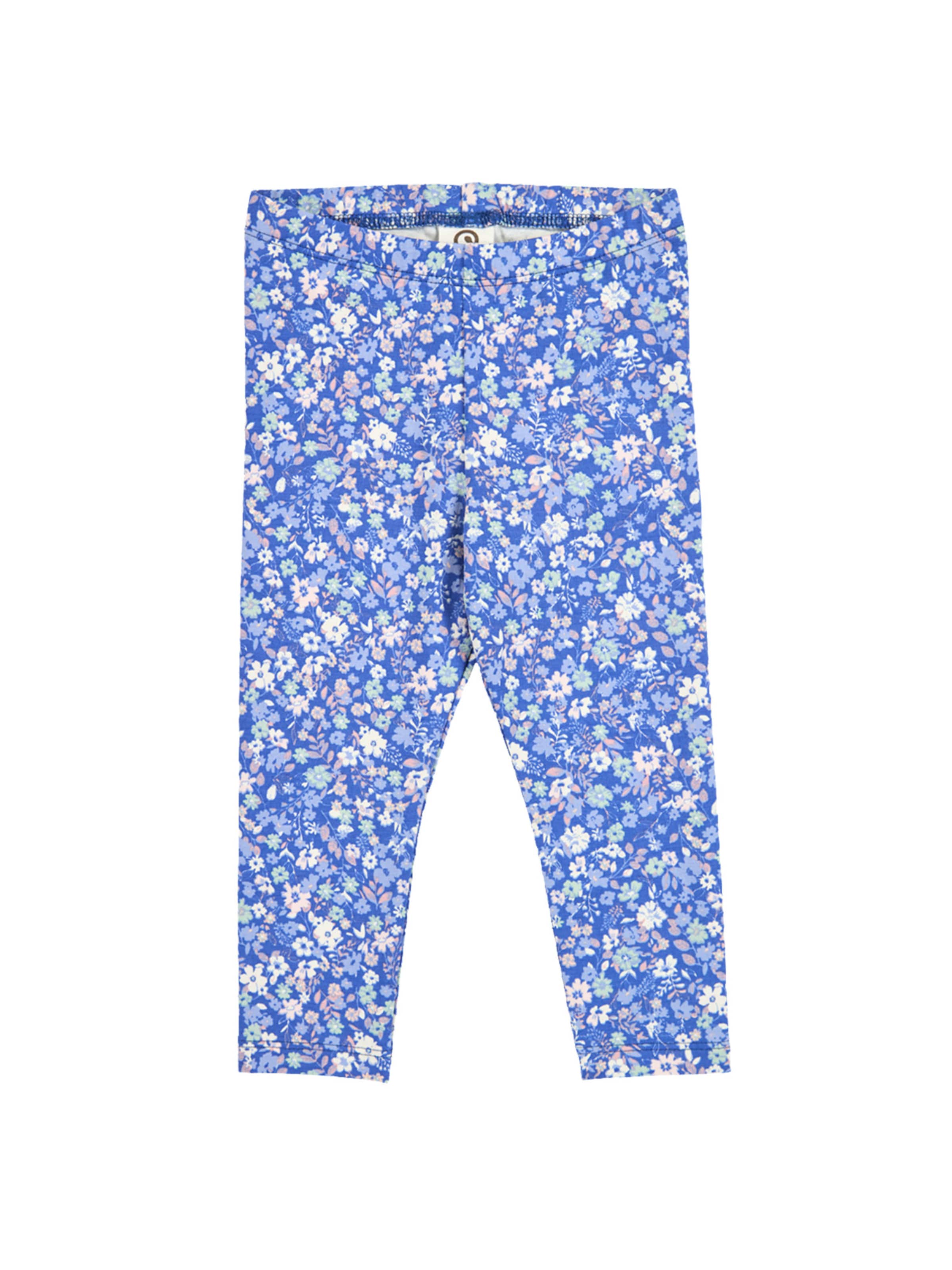 Skinny Leggings Müsli by GREEN COTTON en bleu : devant