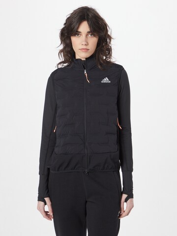 juoda ADIDAS SPORTSWEAR Sportinė liemenė 'X-City Padded ': priekis