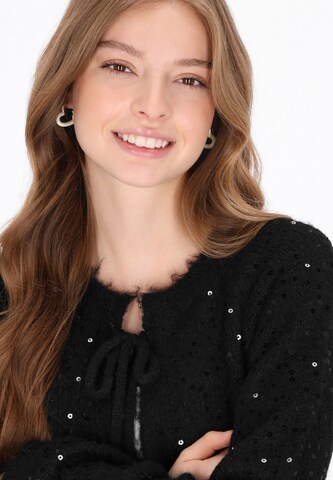 MYMO Knit cardigan in Black