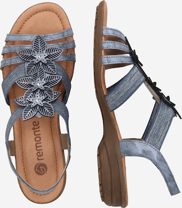 REMONTE Strap Sandals in Blue