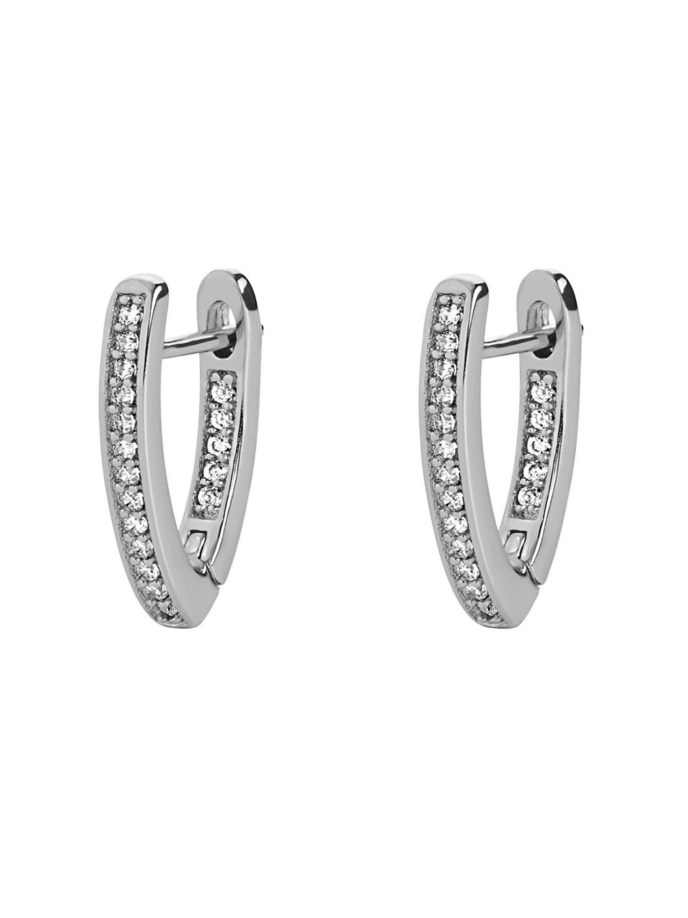 Heideman Ohrschmuck 'Trigo' in Weiß: Vorderseite