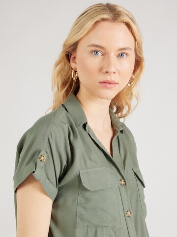 VERO MODA Blouse 'BUMPY' in Green