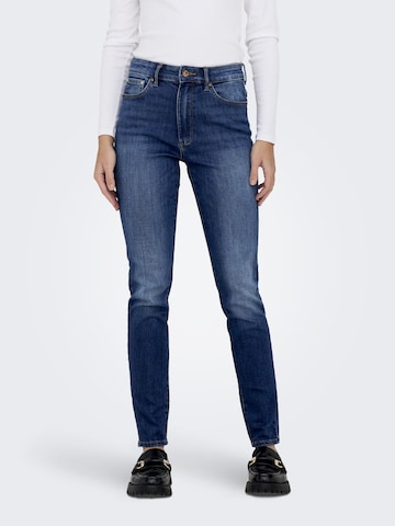 Coupe slim Jean 'ICONIC' ONLY en bleu : devant