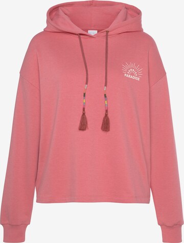 Sweat-shirt VIVANCE en rose : devant