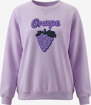 MYMO - Sweatshirt em roxo: frente