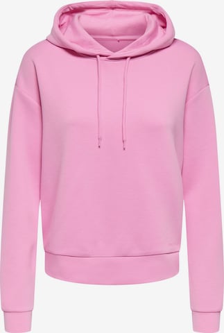 ONLY PLAY Athletic Sweatshirt in Pink: front
