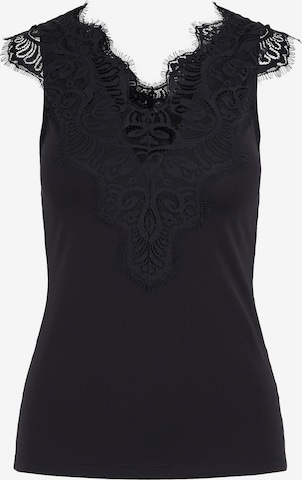 Pieces Tall Top 'Ilu' in Black: front