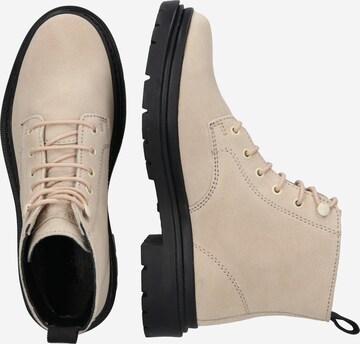 LEVI'S ® Lace-Up Ankle Boots 'Trooper' in Beige