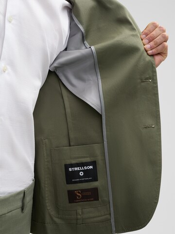 STRELLSON Slim fit Business-colbert 'Acon' in Groen