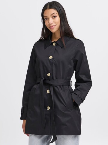 Cappotto di mezza stagione 'BYAmona' di b.young in nero: frontale