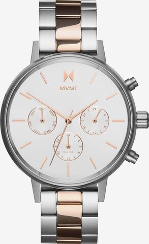 MVMT Analog Watch in Silver: front