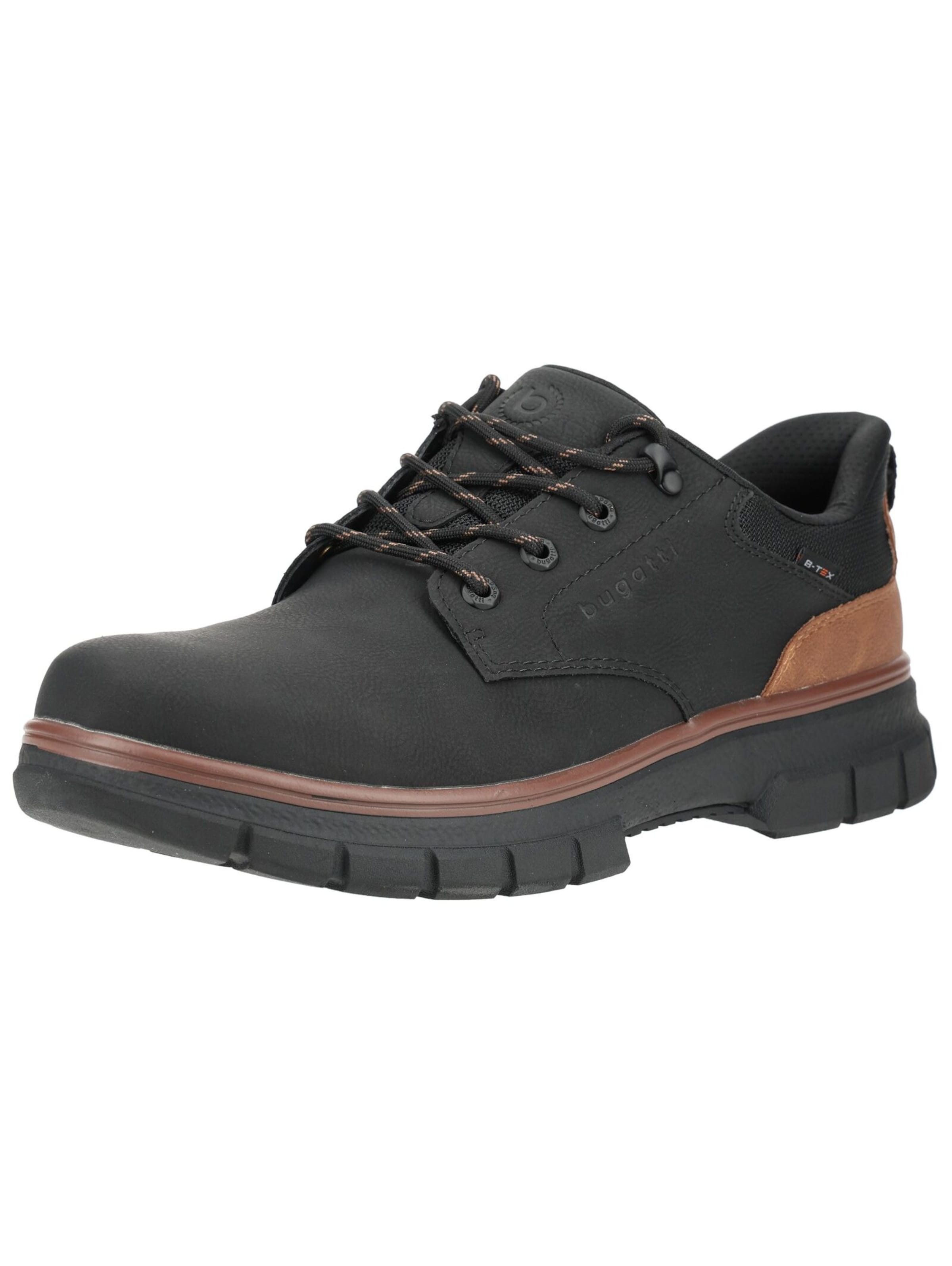 bugatti Lace-up shoe in Black: front