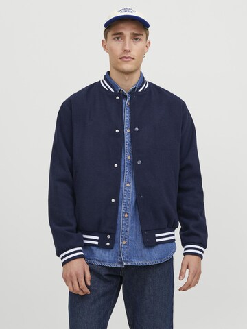 JACK & JONES Prehodna jakna 'ZAC' | modra barva: sprednja stran