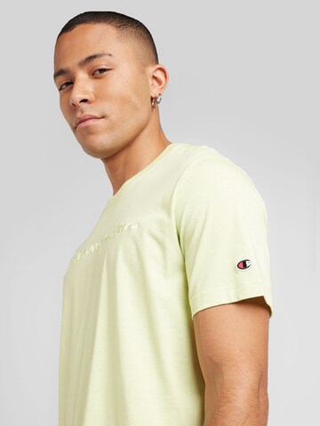 Maglietta di Champion Authentic Athletic Apparel in giallo