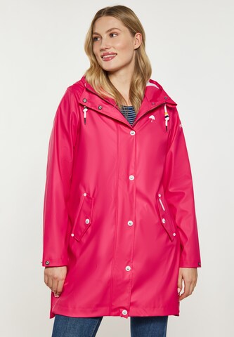 Manteau fonctionnel Schmuddelwedda en rose : devant