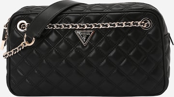 Sac bandoulière 'GIULLY II SHOULDER SATCHEL' GUESS en noir : devant