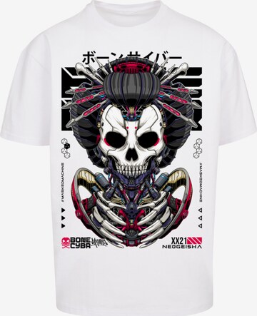 F4NT4STIC T-Shirt 'CYBERPUNK STYLES' in Weiß: predná strana