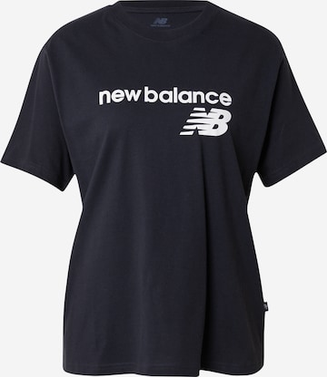 T-shirt new balance en noir : devant