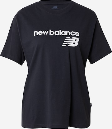 new balance Koszulka w kolorze czarny: przód