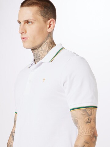 FARAH - Camiseta 'ALVIN' en blanco