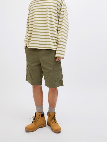 JACK & JONES - regular Pantalón cargo 'JWHZEUS' en verde