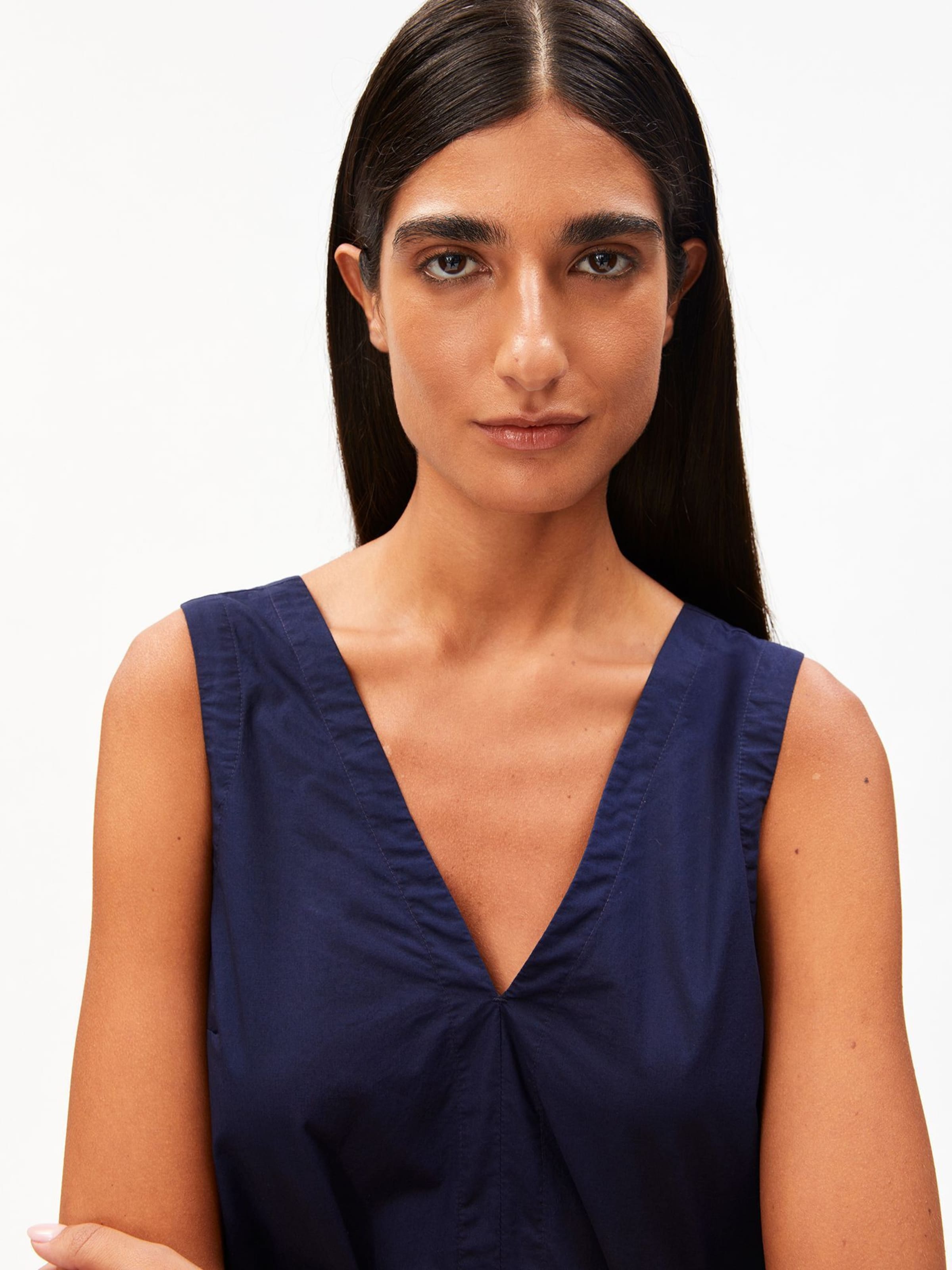 ARMEDANGELS Jurk in Blauw: voorkant