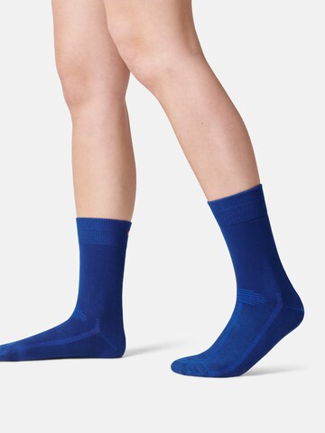 Chaussettes 'Bamboo Dress' DANISH ENDURANCE en bleu