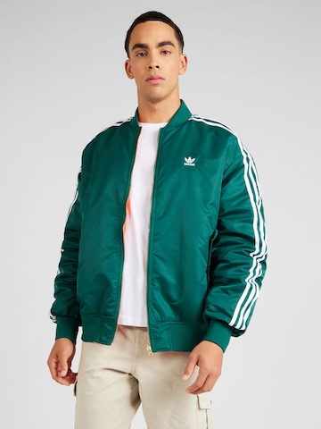 ADIDAS ORIGINALS Prehodna jakna | zelena barva: sprednja stran