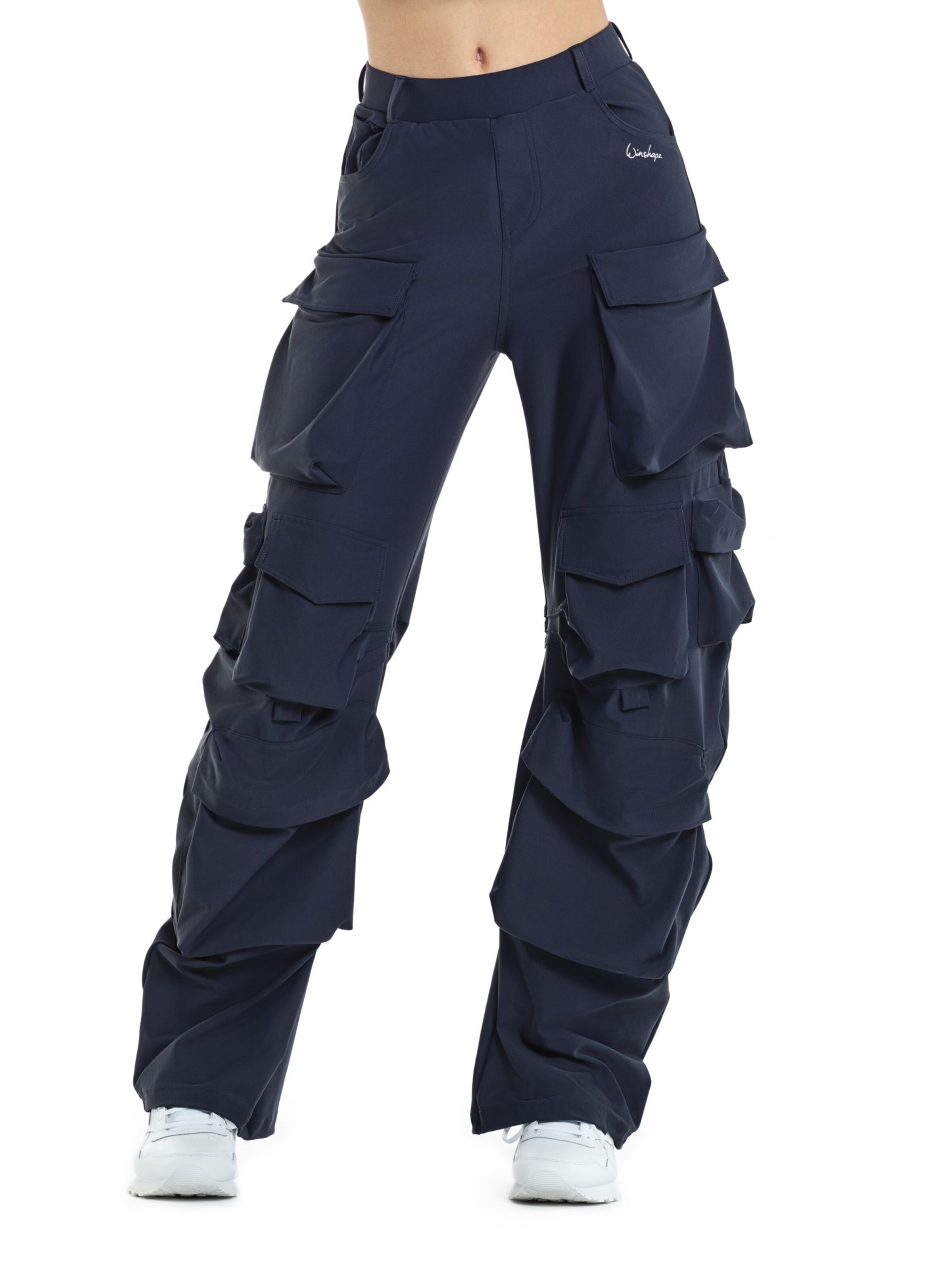 Winshape Voľný strih Športové nohavice ' CP101C ' - Sivá: predná strana