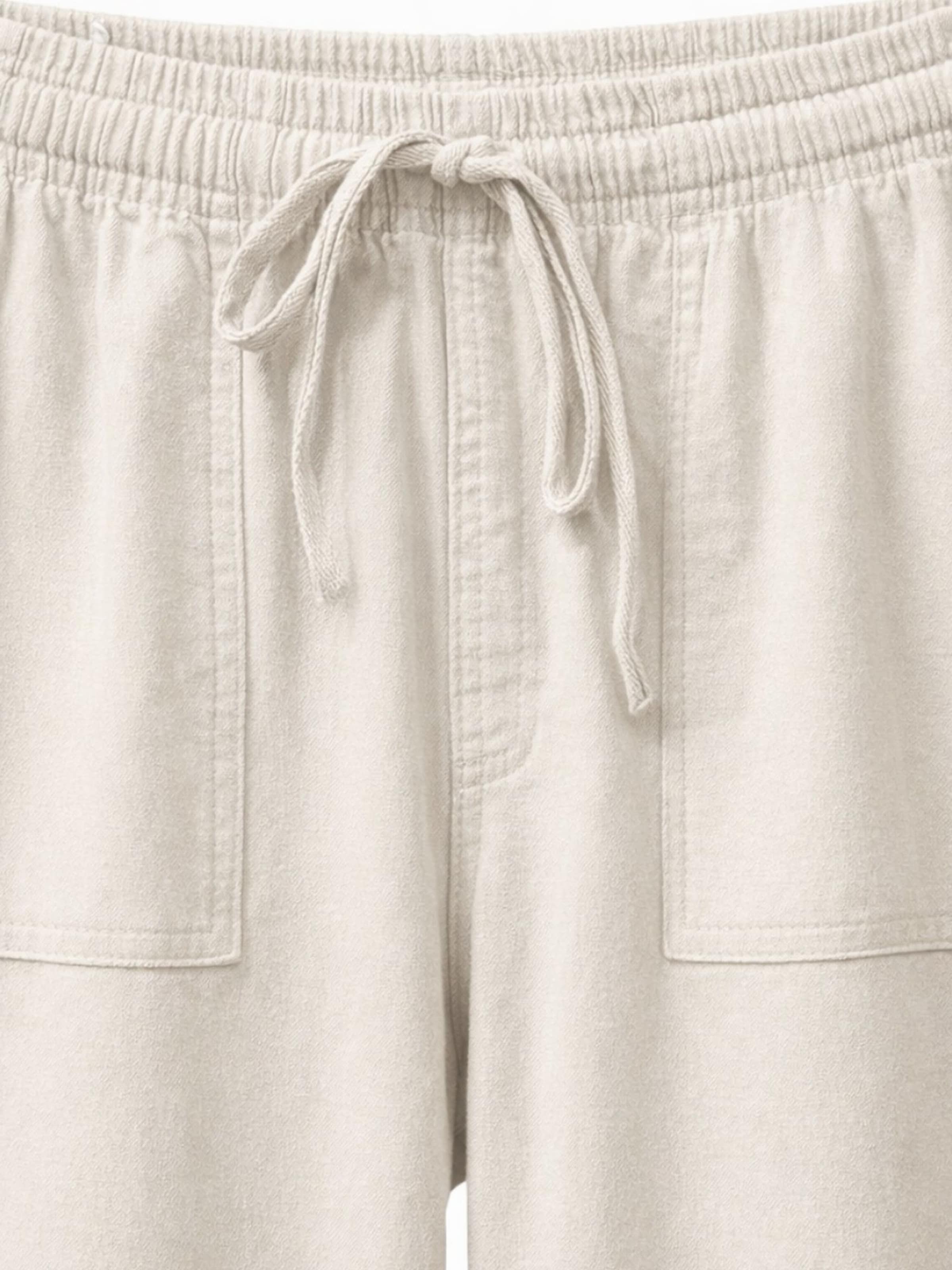 Wide Leg Pantalon MixRay en beige