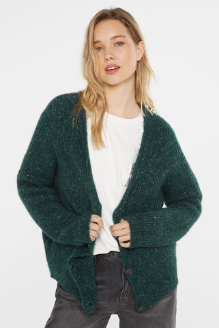 SENSES.THE LABEL Strickjacke in Grün: Vorderseite
