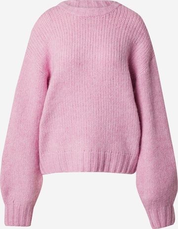 Envii - Pullover oversized 'PORTER' em roxo: frente