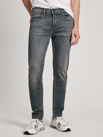 Pepe Jeans Slimfit Jeans in Blauw: voorkant