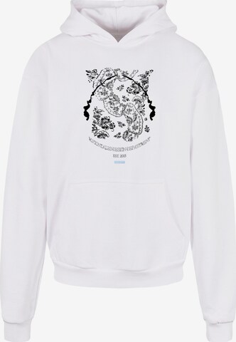 MJ Gonzales Sweatshirt 'Paislay x Heavy' in White: front