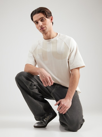 T-Shirt 'Nalftee' HUGO en blanc : devant