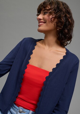 LAURA SCOTT Knit Cardigan in Blue