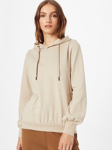 Fransa Sweatshirt in Beige: voorkant