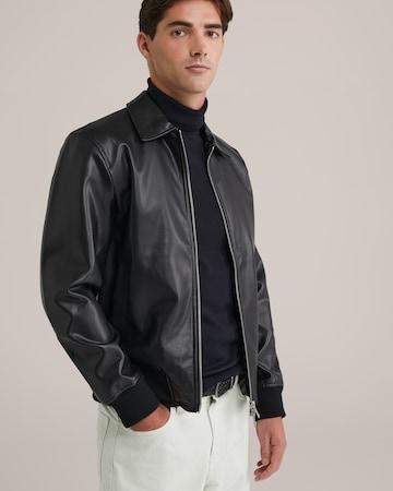 Veste mi-saison WE Fashion en noir : devant