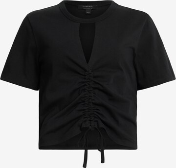 Tricou 'GIGI' de la AllSaints pe negru: față