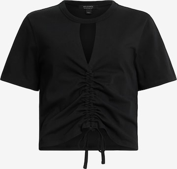 AllSaints Shirt 'GIGI' in Zwart: voorkant