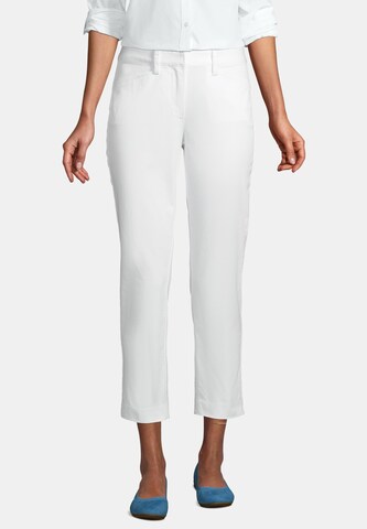 Lands‘ End Pants in White: front