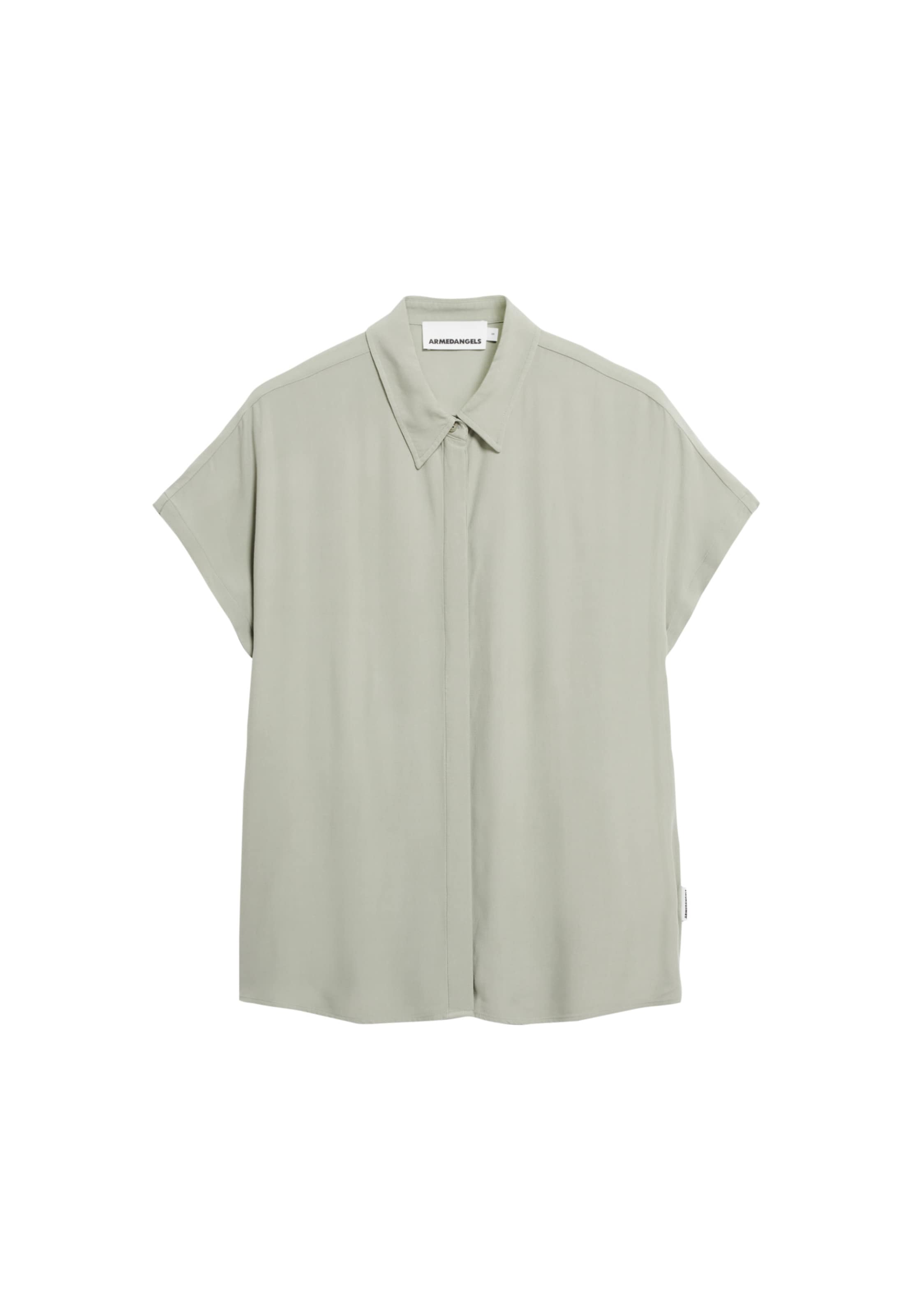 ARMEDANGELS Pluus, värv roheline: eest vaates